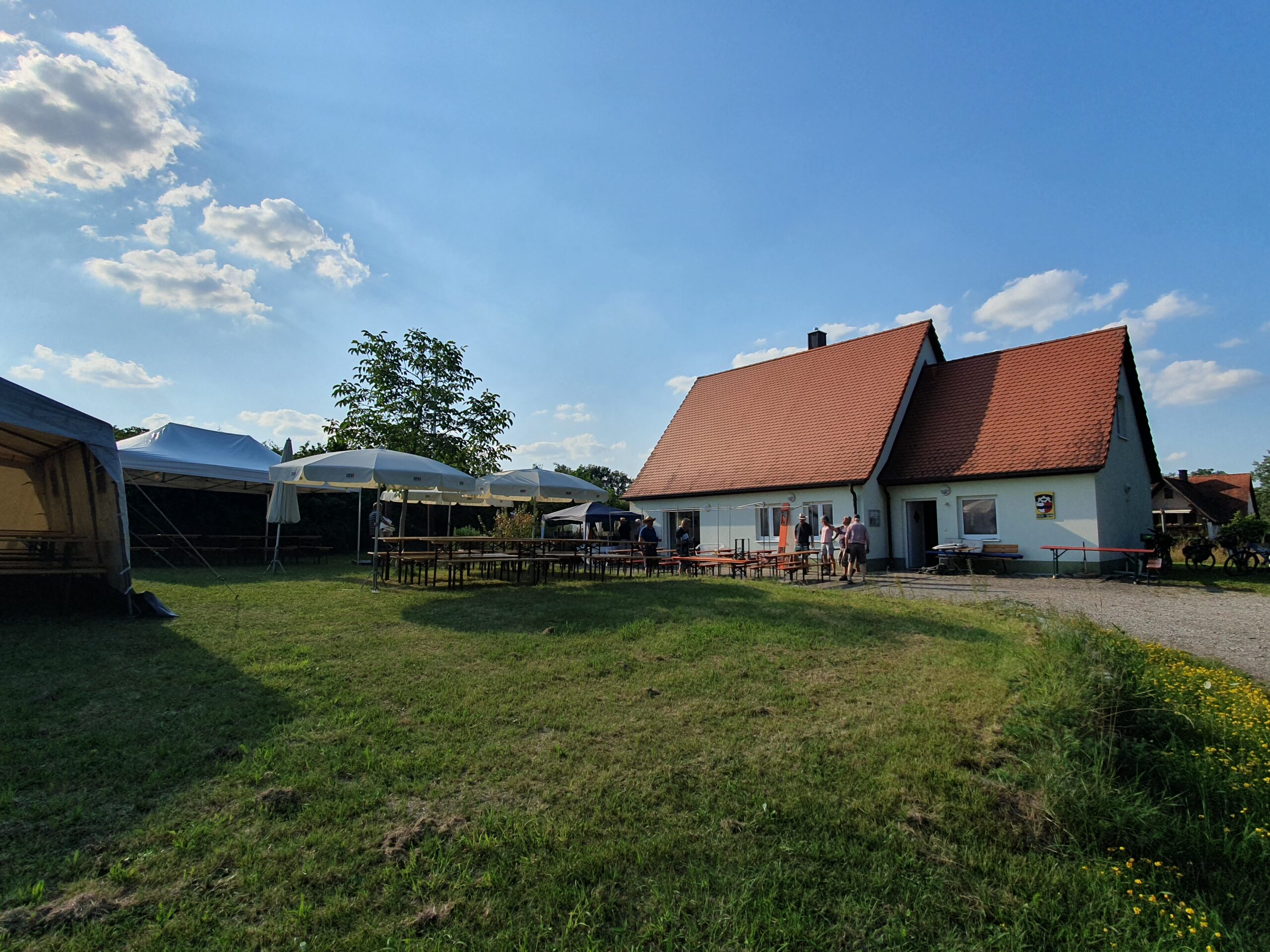 Aufbau Sommerfest Aufbau Sommerfest